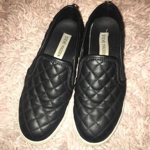Steve Madden Black Slip-ons